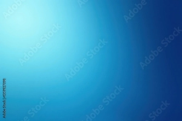Obraz Soft gradient blue background transitioning from dark navy to light baby, soothing colors, calming backgrounds