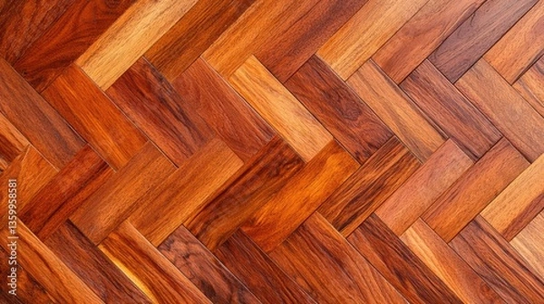 Obraz Wood Texture concept. Geometric parquet wood pattern with seamless repeating design