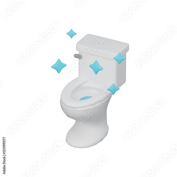 Obraz Clean toilet
