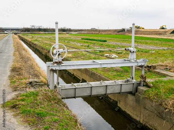 Obraz 用水路の水門