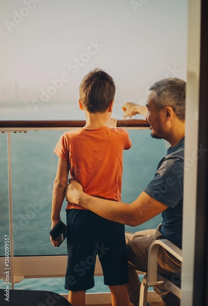Obraz father and son