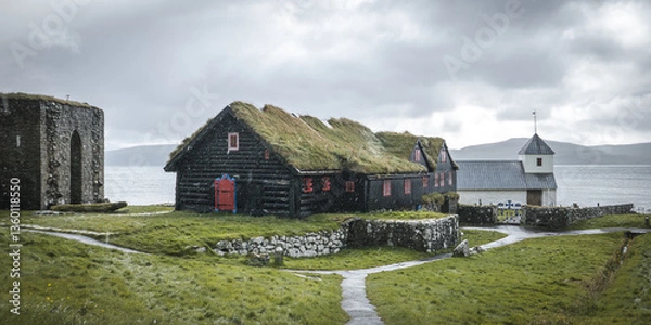 Obraz Kirkjubøur