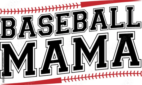 Fototapeta Baseball Number Sequence Vector Pattern - Sports Theme EPS File