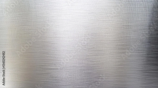 Fototapeta Matte anodized aluminum surface in neutral tones, perfect for soft metallic textures and minimalist product mockups