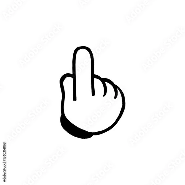 Obraz Finger gesture icon