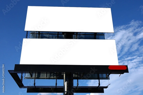 Obraz double advertisement billboard