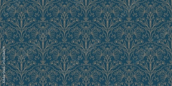 Fototapeta features a beautiful ikat pattern with intricate designs and vibrant colors. Ideal for fashion, home decor, graphic design, and creative projects, it adds ethnic elegance	