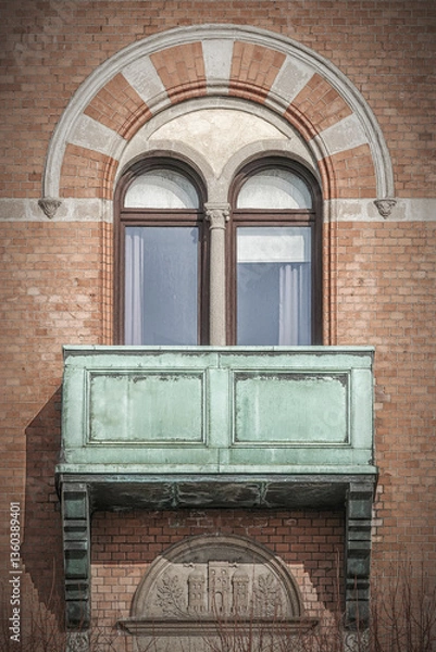 Fototapeta Round Arched Windows