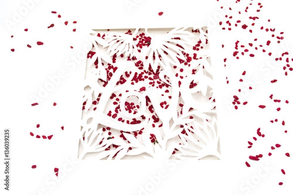 Fototapeta Amore su carta