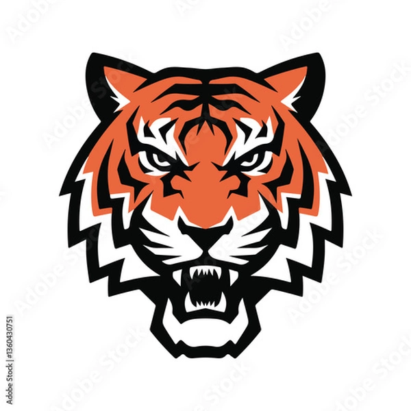 Obraz Tiger Head logo