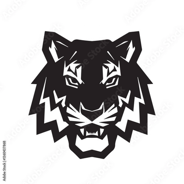 Obraz Tiger Head logo