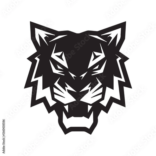 Obraz Tiger Head logo