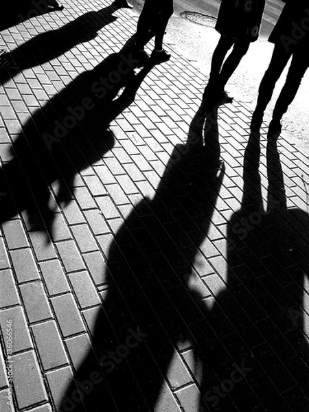 Obraz Sombras de personas