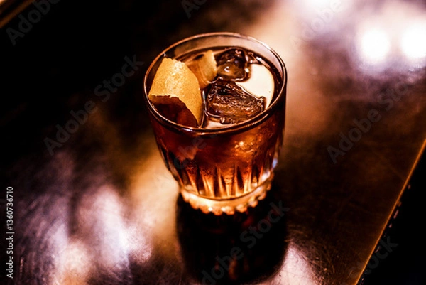 Obraz whiskey glas