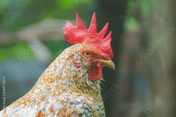 Obraz rooster in the farm