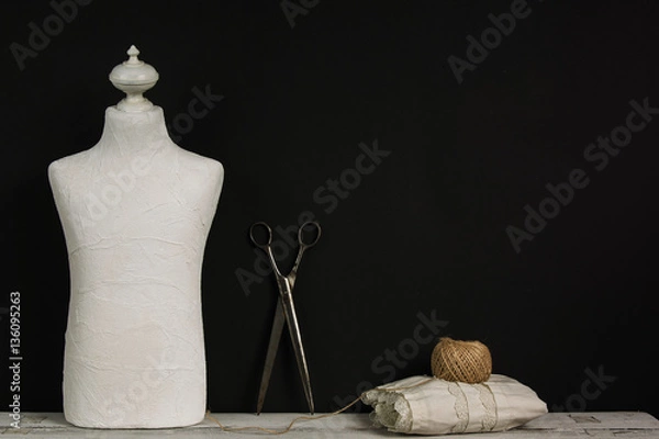 Obraz Tailoring and designing clothes