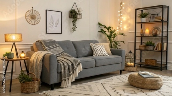 Obraz modern living room with sofa