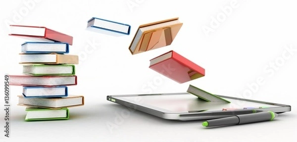 Obraz books , Tablet computer