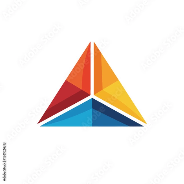 Fototapeta Abstract Geometric Triangle Design