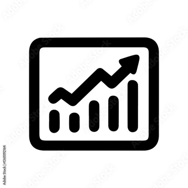 Fototapeta Productivity work performance review icon in SVG with transparent background