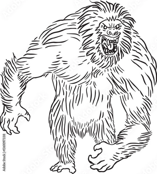 Fototapeta Sasquatch 