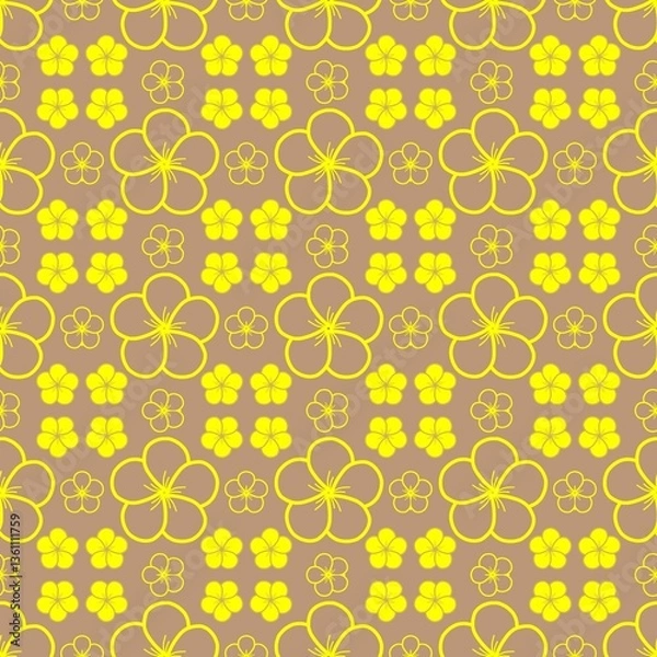 Obraz seamless floral pattern