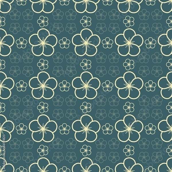Obraz seamless floral pattern