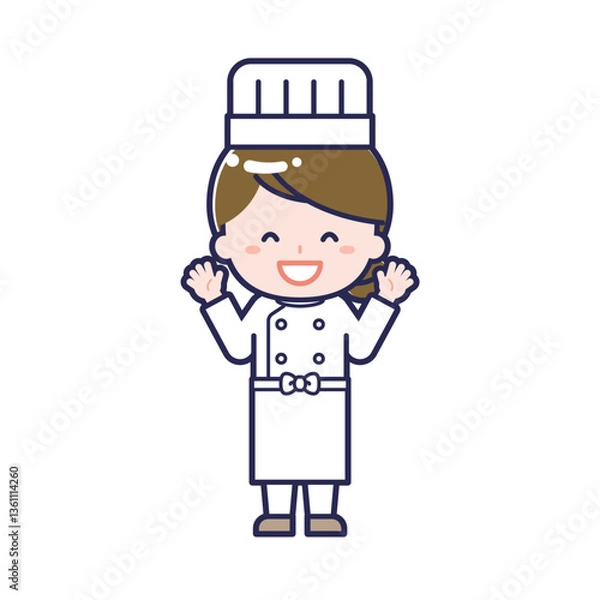 Obraz シェフ／女性 11