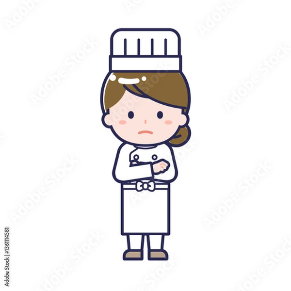 Obraz シェフ／女性 30