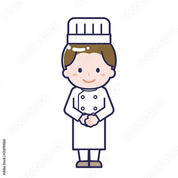 Obraz シェフ／男性 01