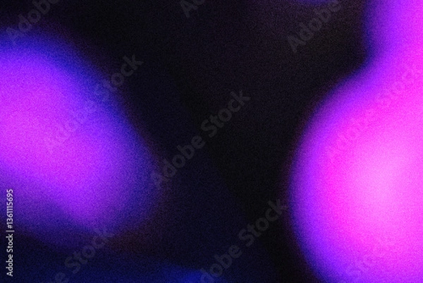 Fototapeta Black dark red purple pink lilac magenta orchid pink rose orange peach abstract geometric background. Noise grain. Color. Bright light spots. Flash ray glow metallic neon