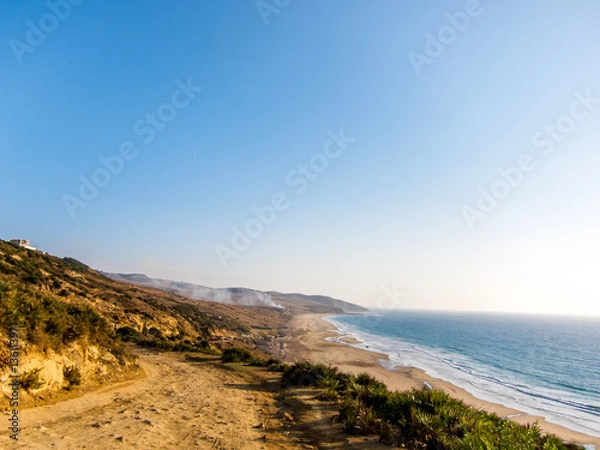 Obraz On the way to the beach, Asilah, Morocco