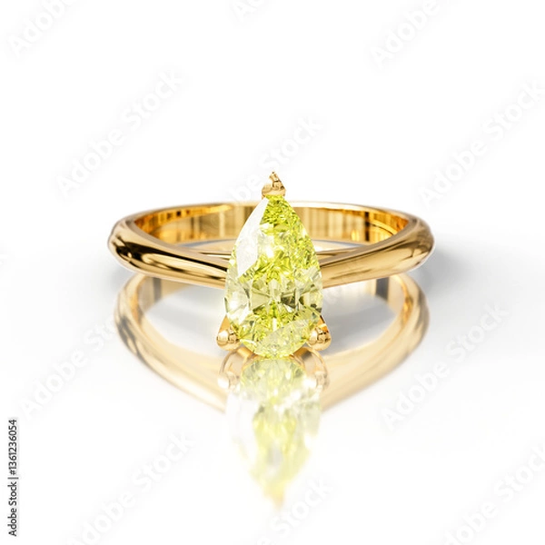 Obraz Luxury Solitaire Ring for Weddings