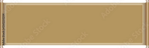 Obraz Ancient Chinese Traditional Scroll, Elegant Oriental Banner with Classic Patterns, suitable for various Oriental and Chinese-style designs, as well as festivals and celebrations.
