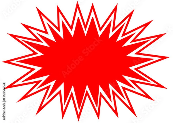 Obraz Red double splash