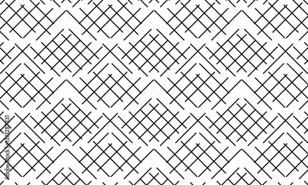 Obraz abstract diagonal thin line cross pattern design suitable for background.