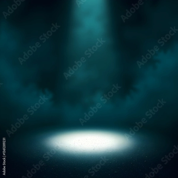 Obraz Midnight Spotlight Background
