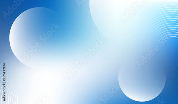 Fototapeta Abstract gradient background with circle line pattern. Illustration.