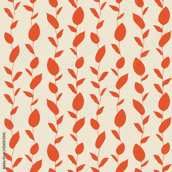 Obraz Orangeade Leaves Seamless