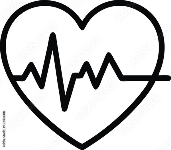 Obraz Love vector icon