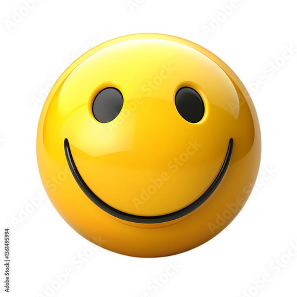 Obraz Happy Smiley Face Emoji