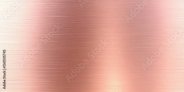 Fototapeta Polished Rose Gold: a high-resolution image of a polished rose gold metallic surface, demonstrating a sleek, modern design and luxurious feel.