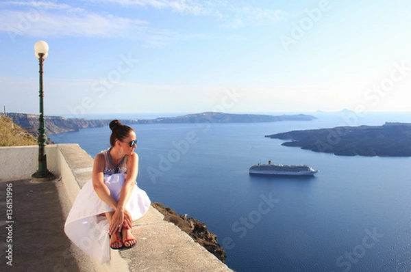 Fototapeta Santorini