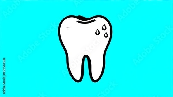 Obraz white tooth 