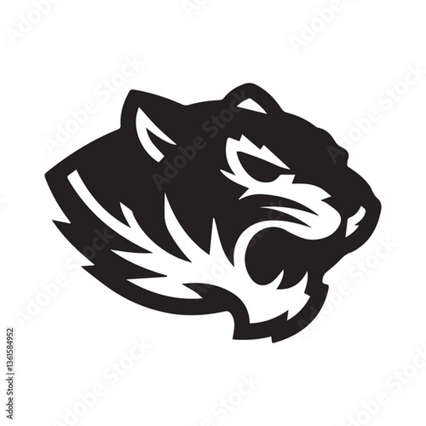 Obraz Tiger Head logo 