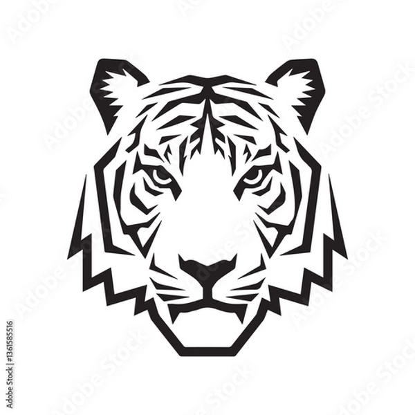 Obraz Tiger Head logo 