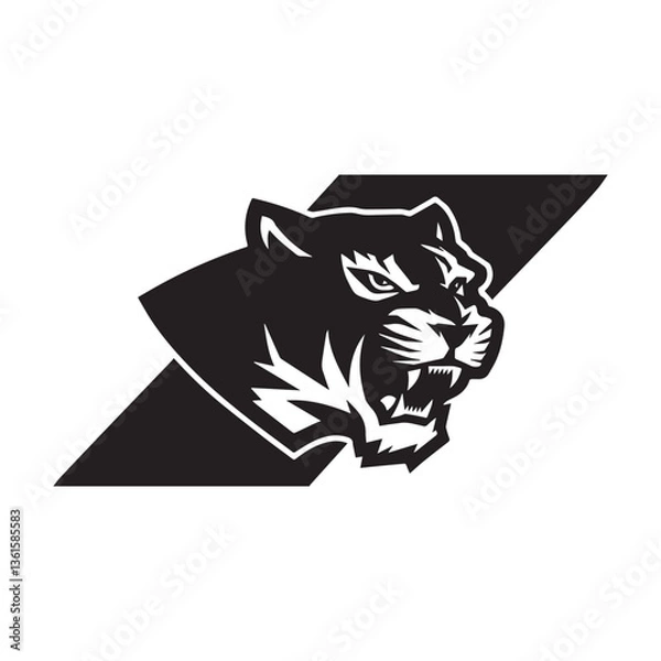 Obraz Tiger Head logo 
