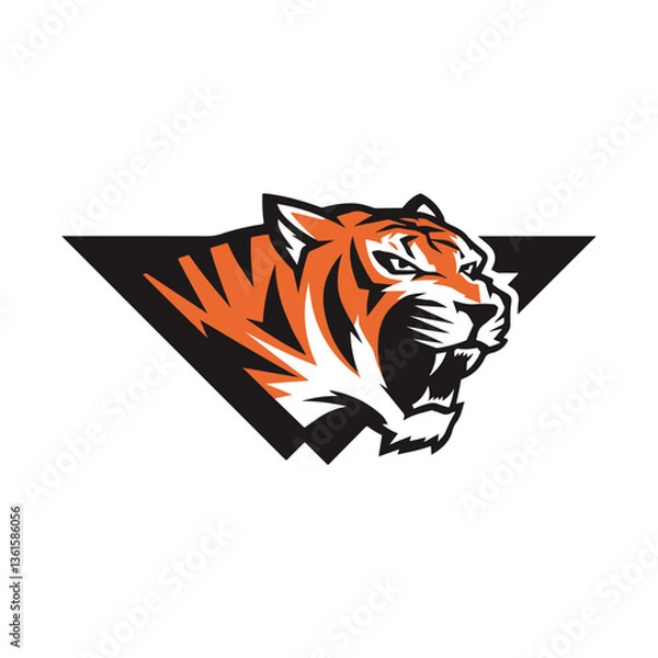 Obraz Tiger Head logo 