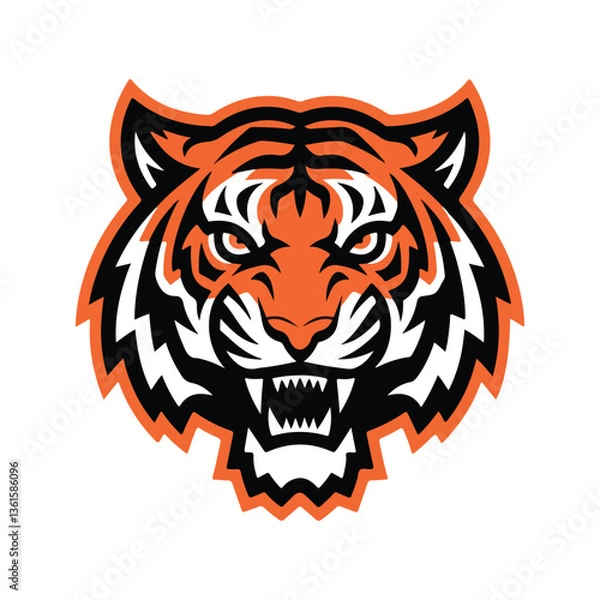 Obraz Tiger Head logo 