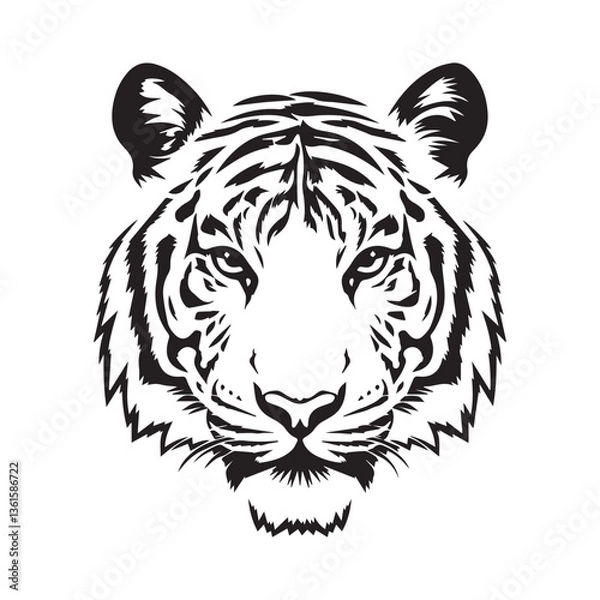 Obraz Tiger Head logo 